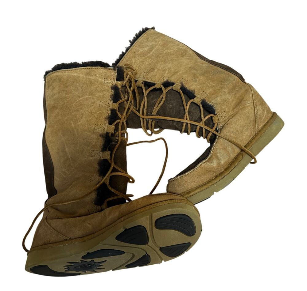 Ugg Whitley Moccasin Boots - Brown - Size 8